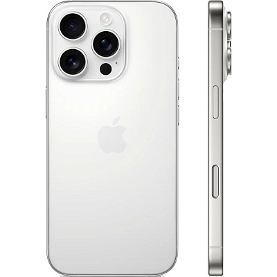 Смартфон Apple iPhone 16 Pro Max (eSIM) 256 ГБ белый титан
